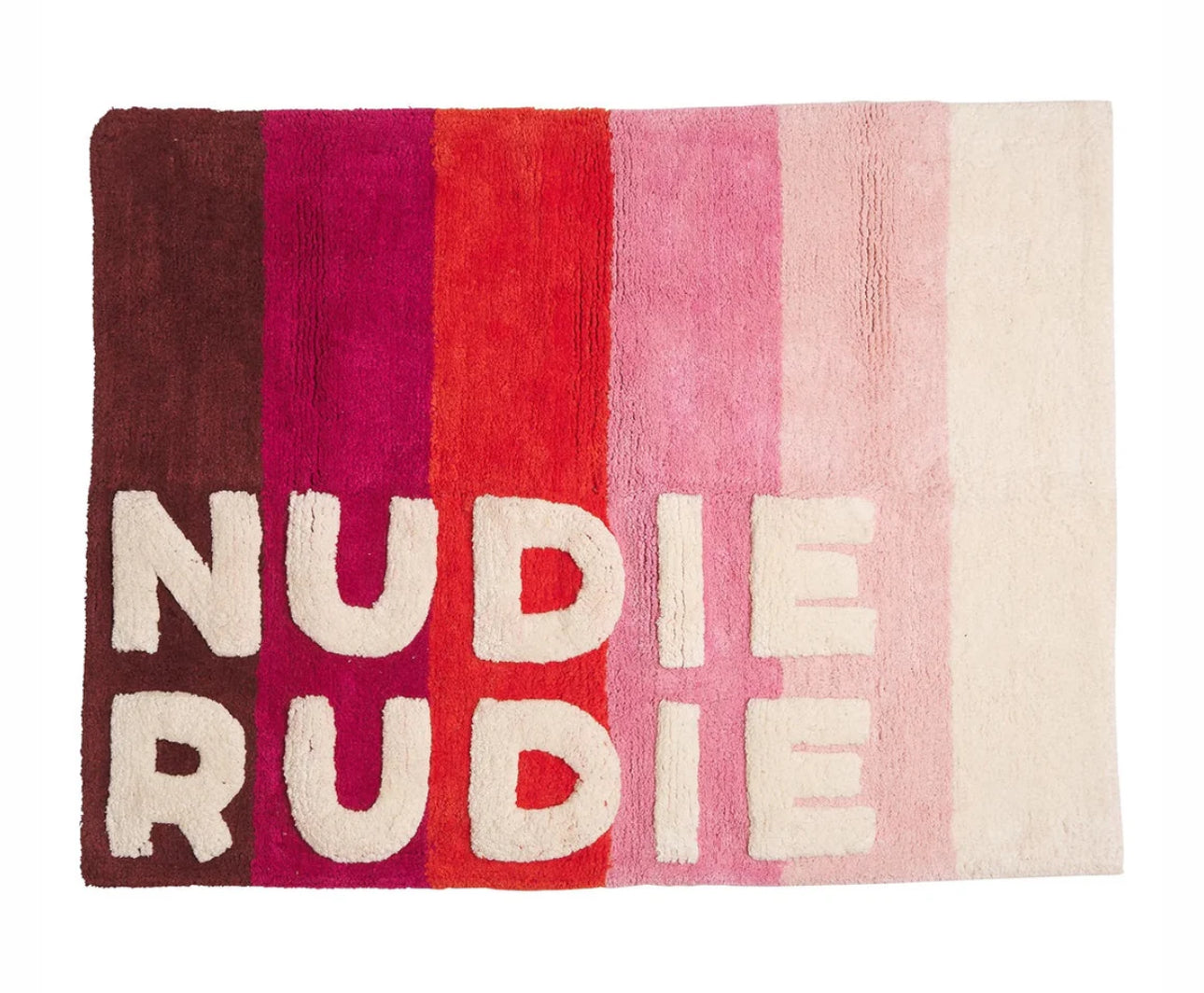 Sage & Clare Dariel Nudie Rudie Bath Mat | Scarlet