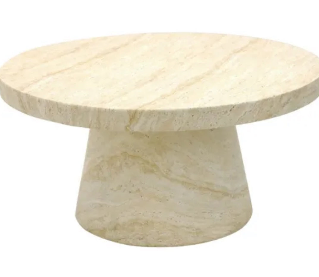 Banyan LISS MGO COFFEE TABLE - TRAVERTINE LOOK