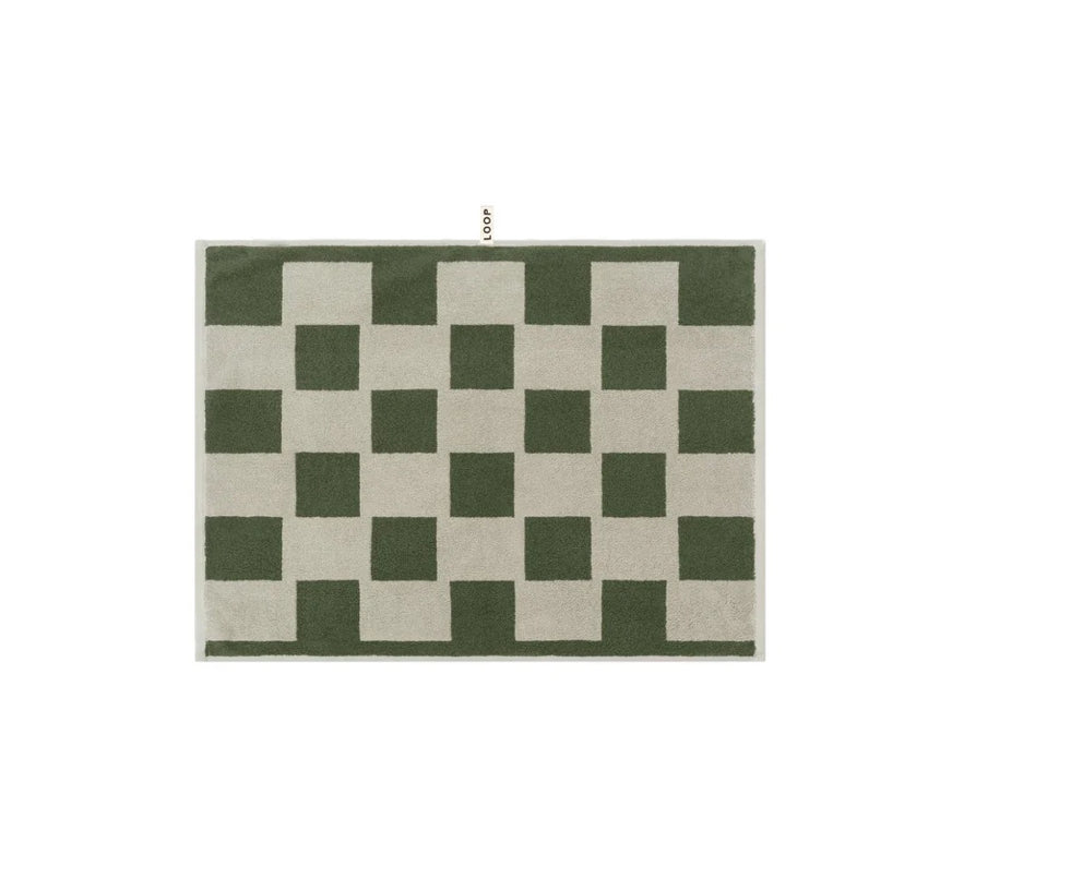 Loop Home BATH MAT - FOREST/SAGE - BRICK