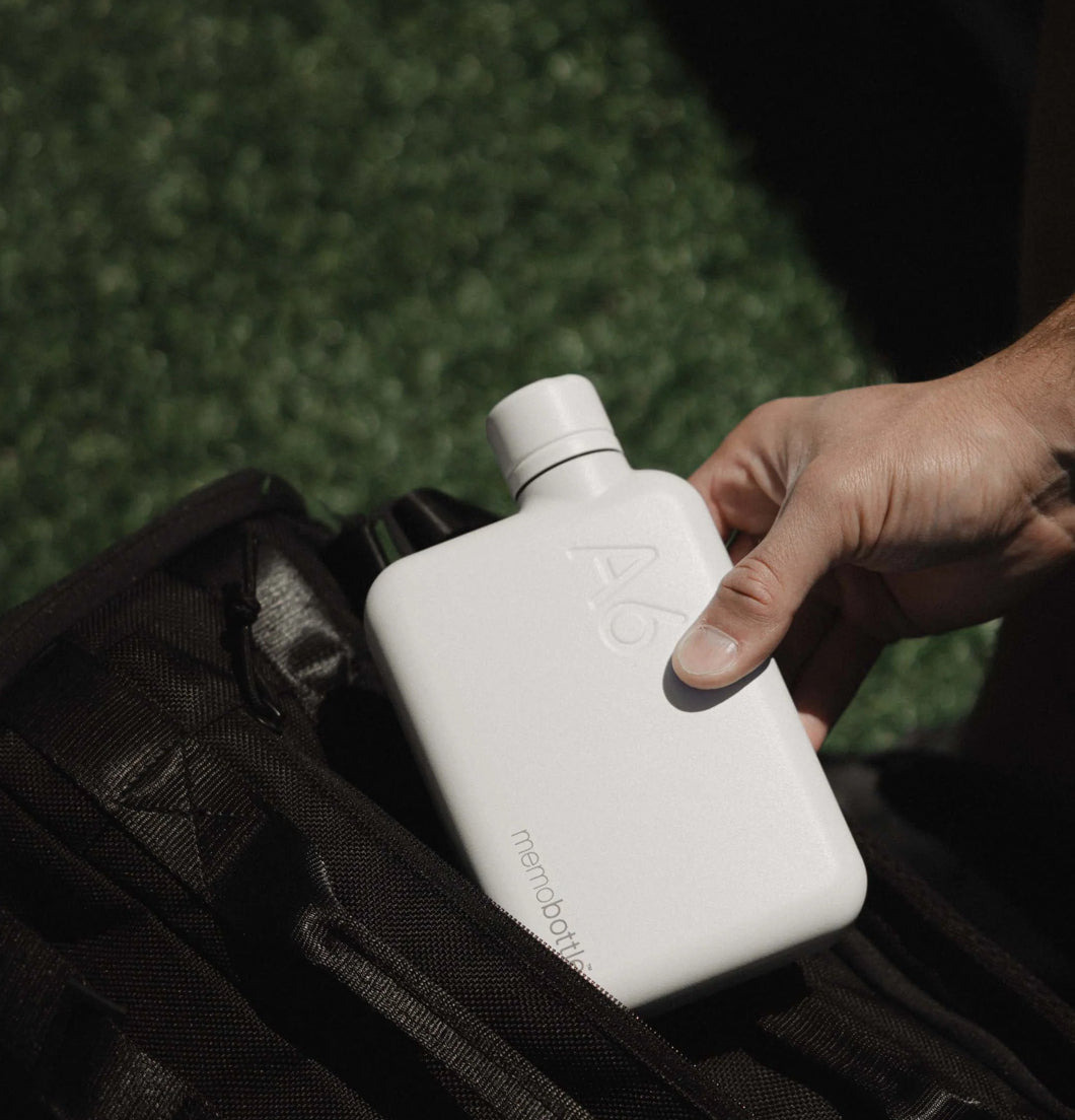 Memo Bottle A6 Stainless Steel White 500ml