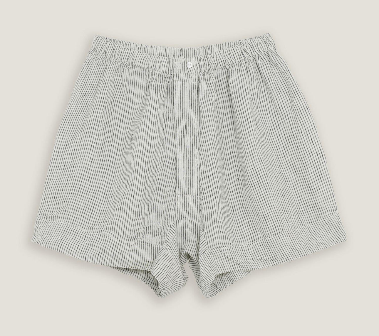 C&G Linen Pencil Stripe Shorts Medium