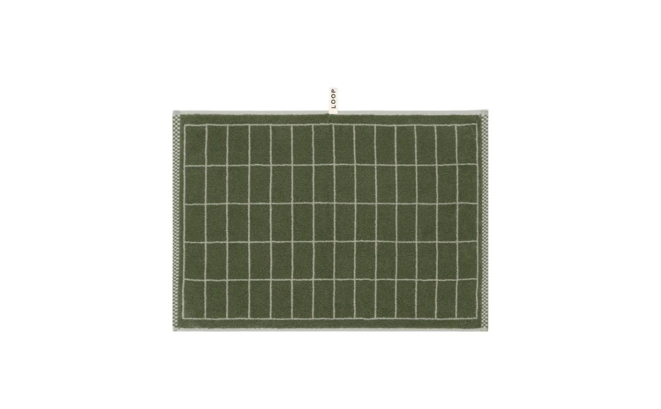 Loop Home HAND TOWEL - FOREST/SAGE - TILE