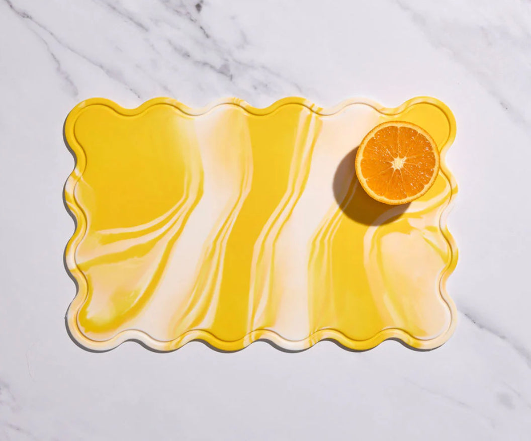 Styld STYLD. Chop. (Set of 2) Swirl + Solid Lemoncello