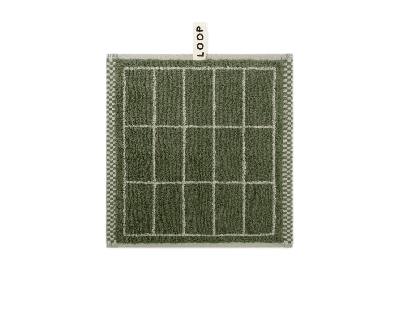 Loop Home FACE TOWEL - FOREST/SAGE - TILE