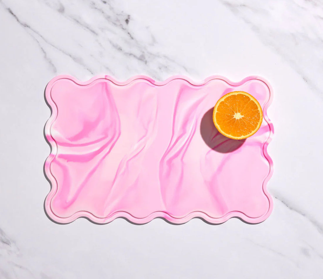 Styld Chop. (Set of 2) Swirl + Solid Fairy Floss