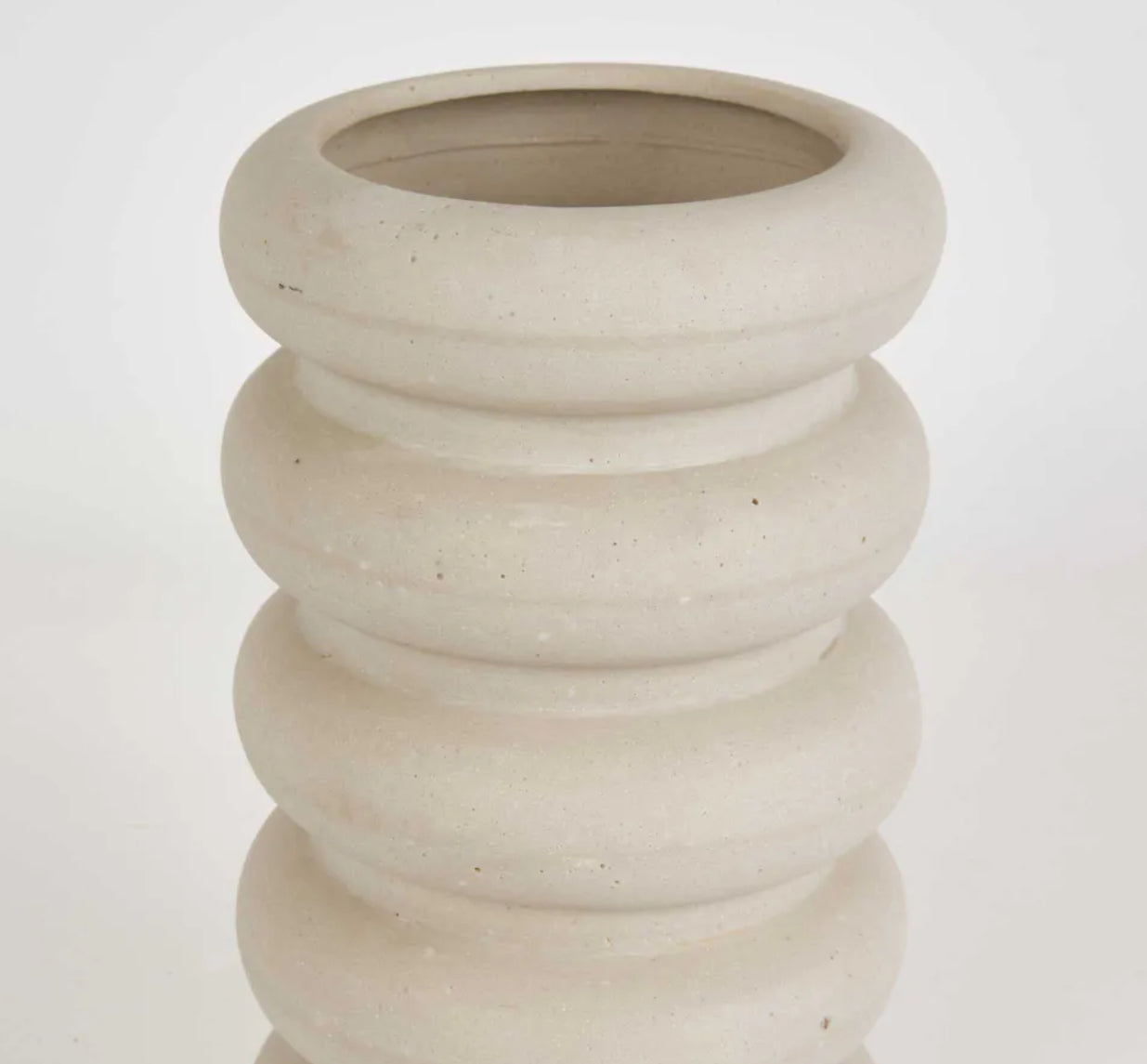 MRD HOME LITTLE FATTY VASE SAND