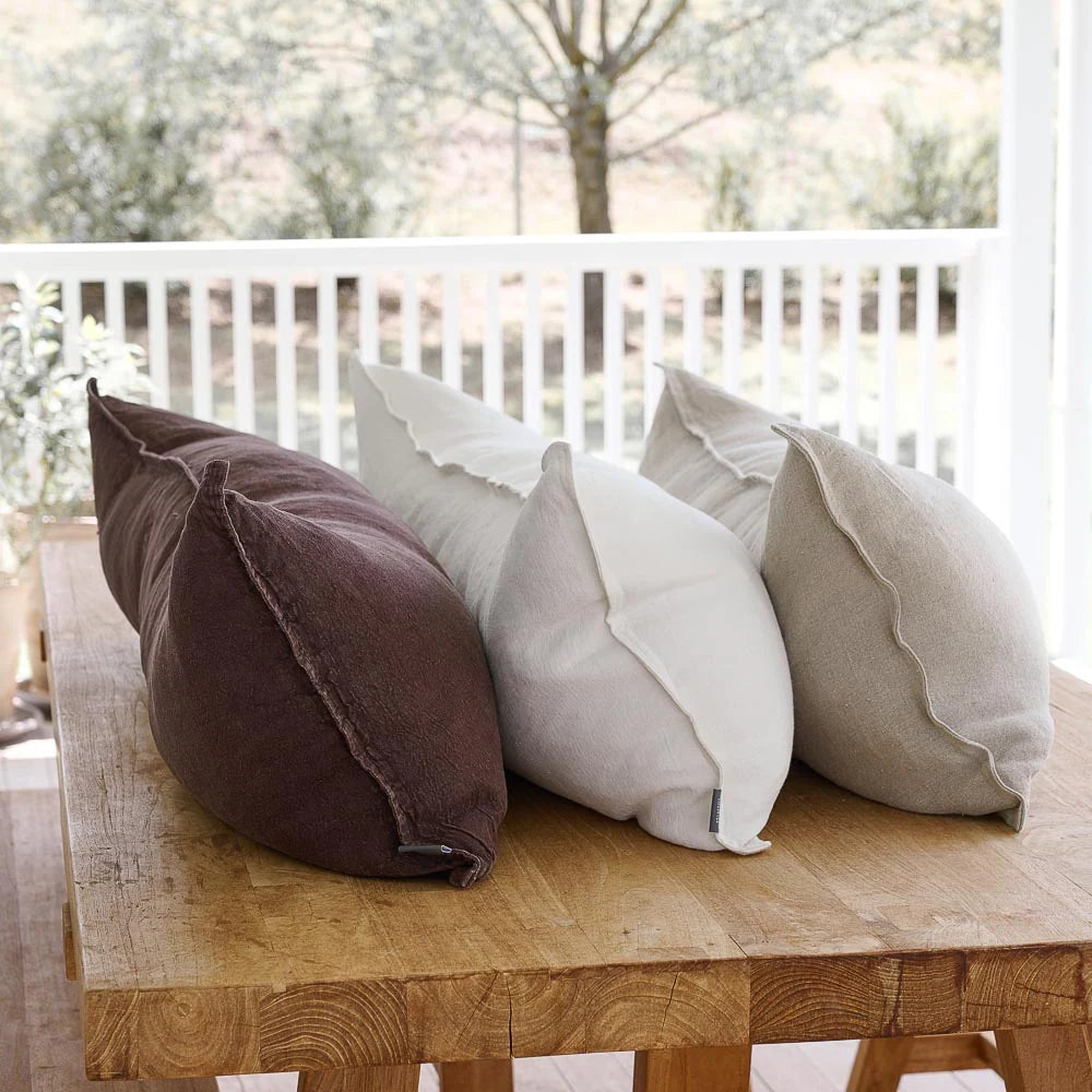 Eadie Luca Linen Long Lumbar Natural