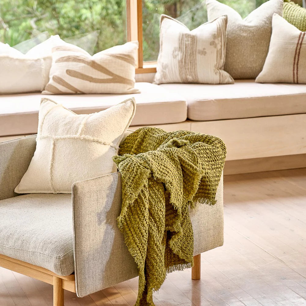Eadie Aerial Off White Cushion