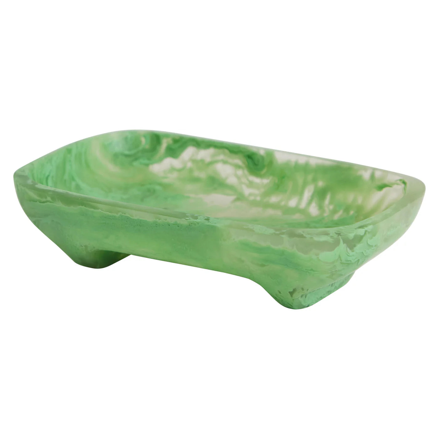 Sage X Clare Daja Soap Dish Emerald