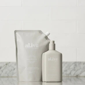 Al.ive Body 1 Ltr Wash Refill - Sea Cotton & Coconut