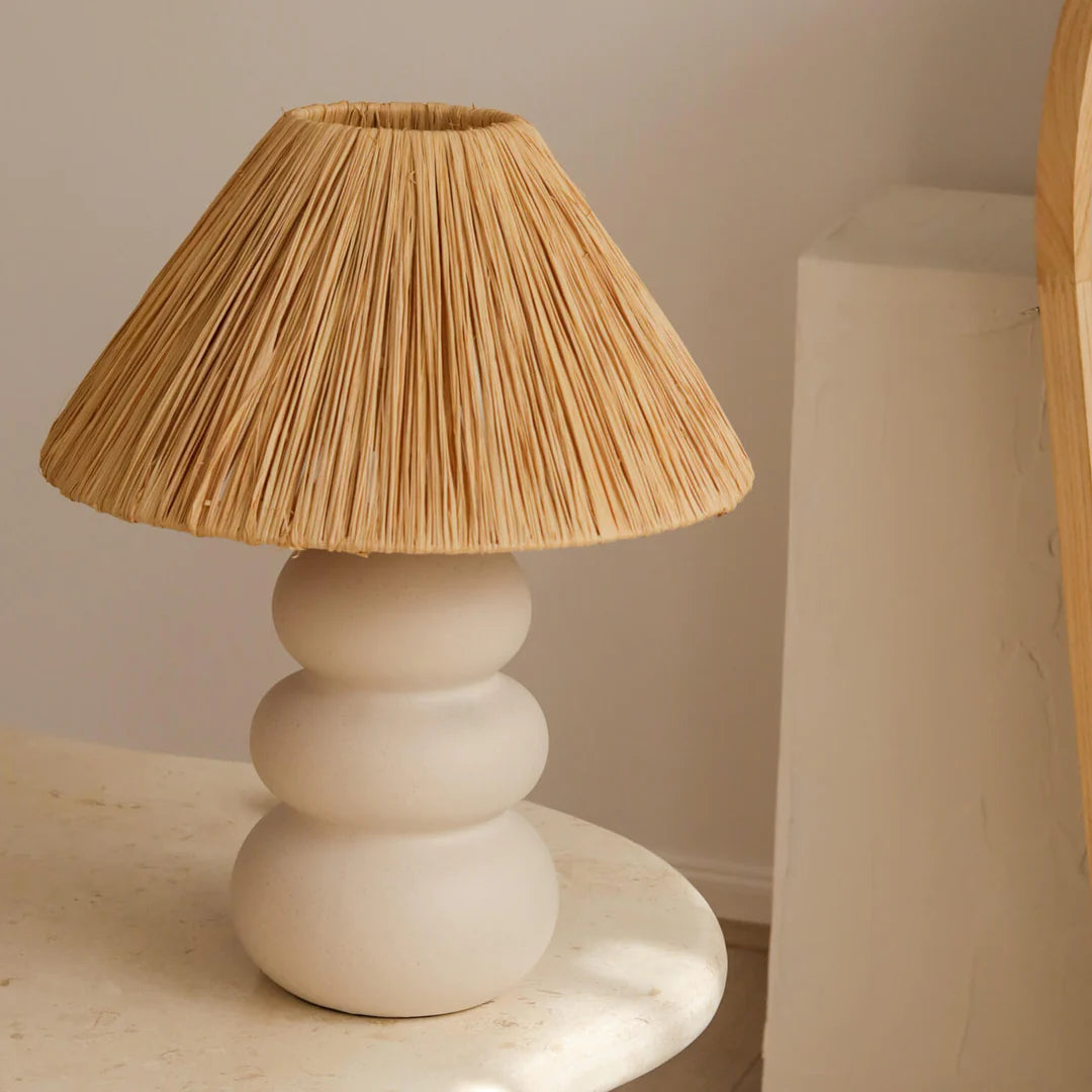 Paola & Joy Sofia Raffia Table Lamp