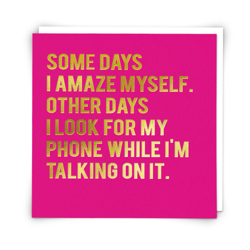 Redback Greeting Card-Amaze