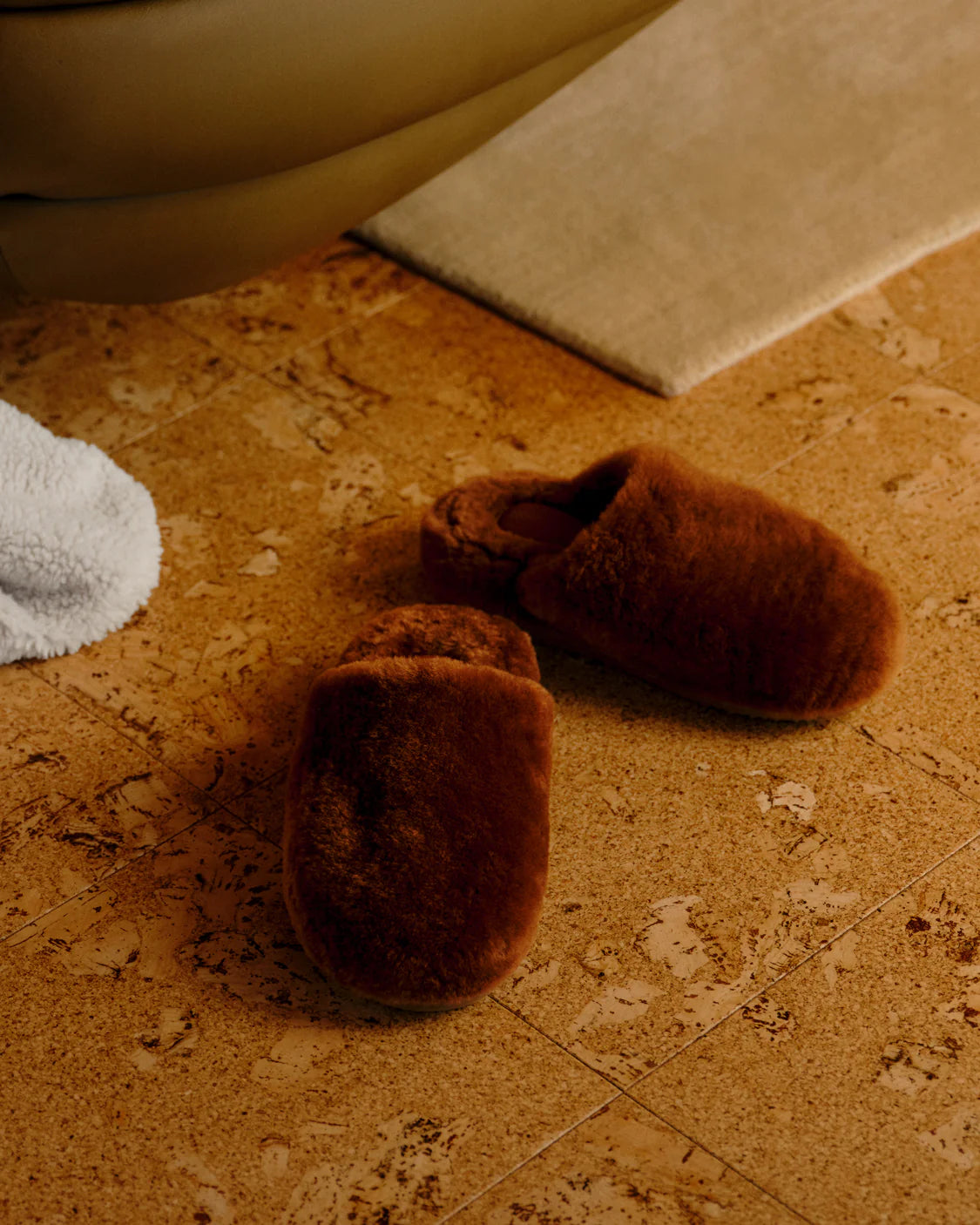 Hommey Sheepskin Slippers - Hazelnut