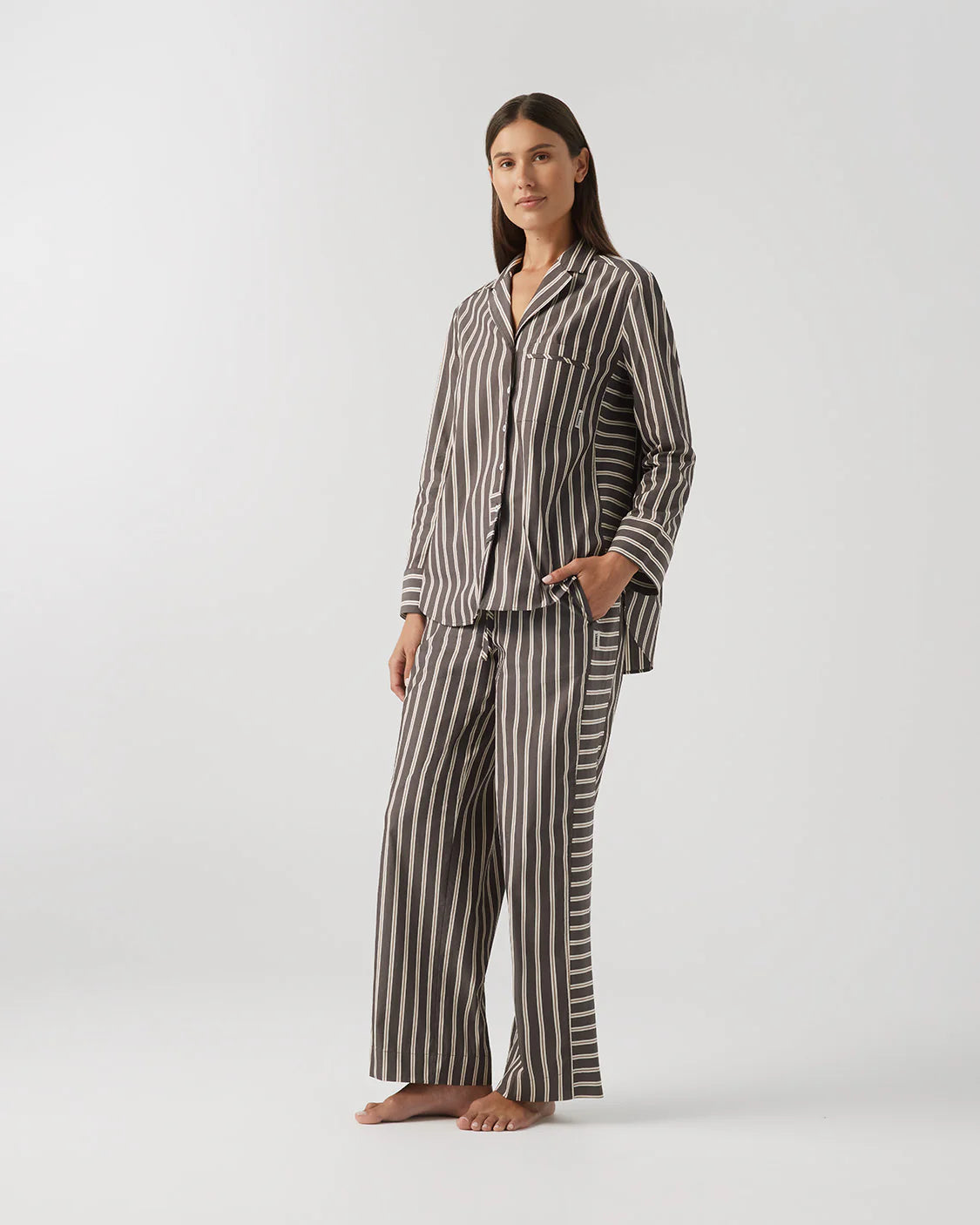 Hommey Long Sleeve Shirt - Chocolate
