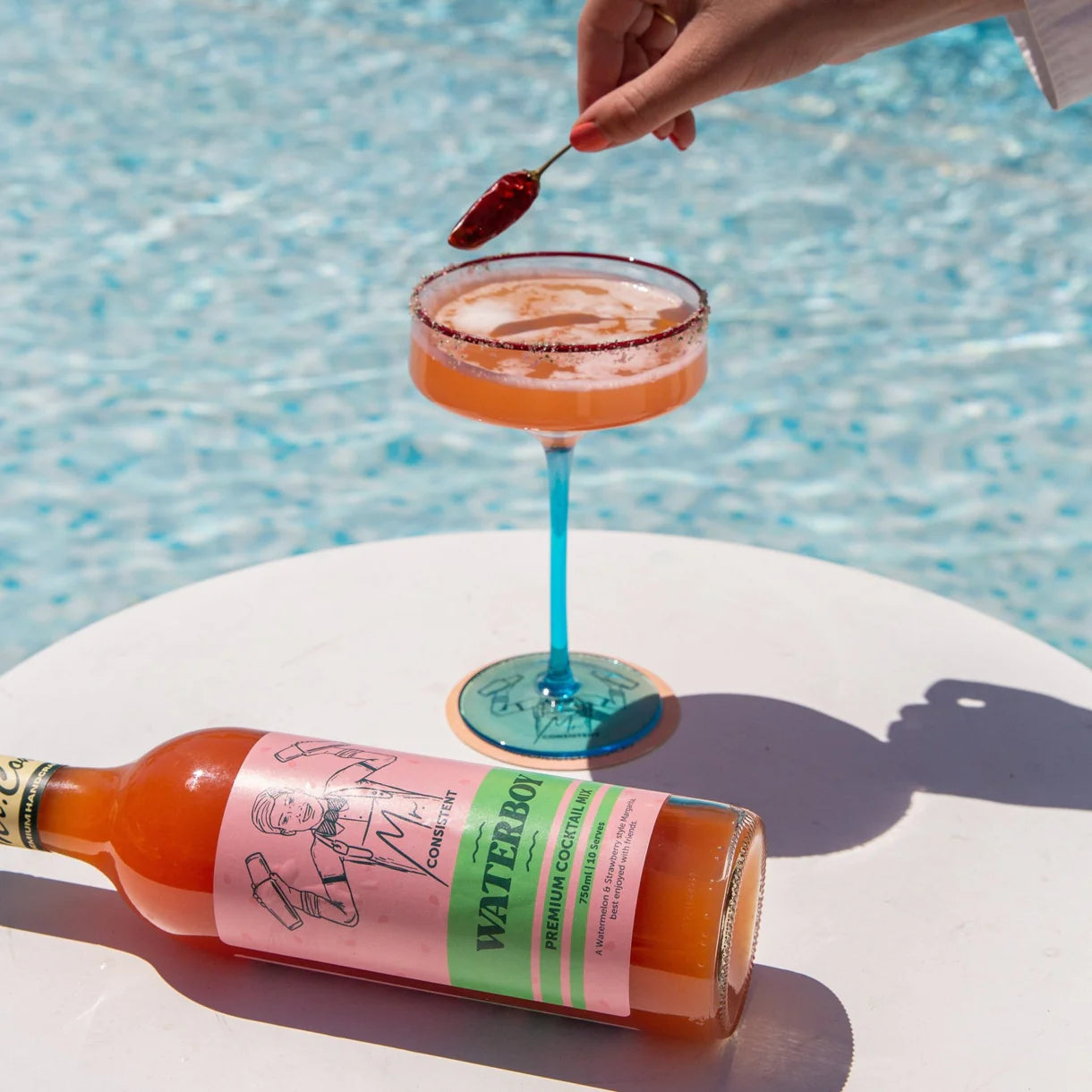 Mr Consistent WATERBOY (Watermelon Margi) COCKTAIL MIXER - 10 SERVES