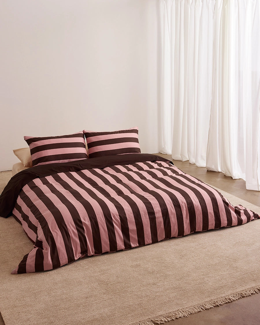 Hommey Rocky Road Quilt Cover - Organic Cotton King