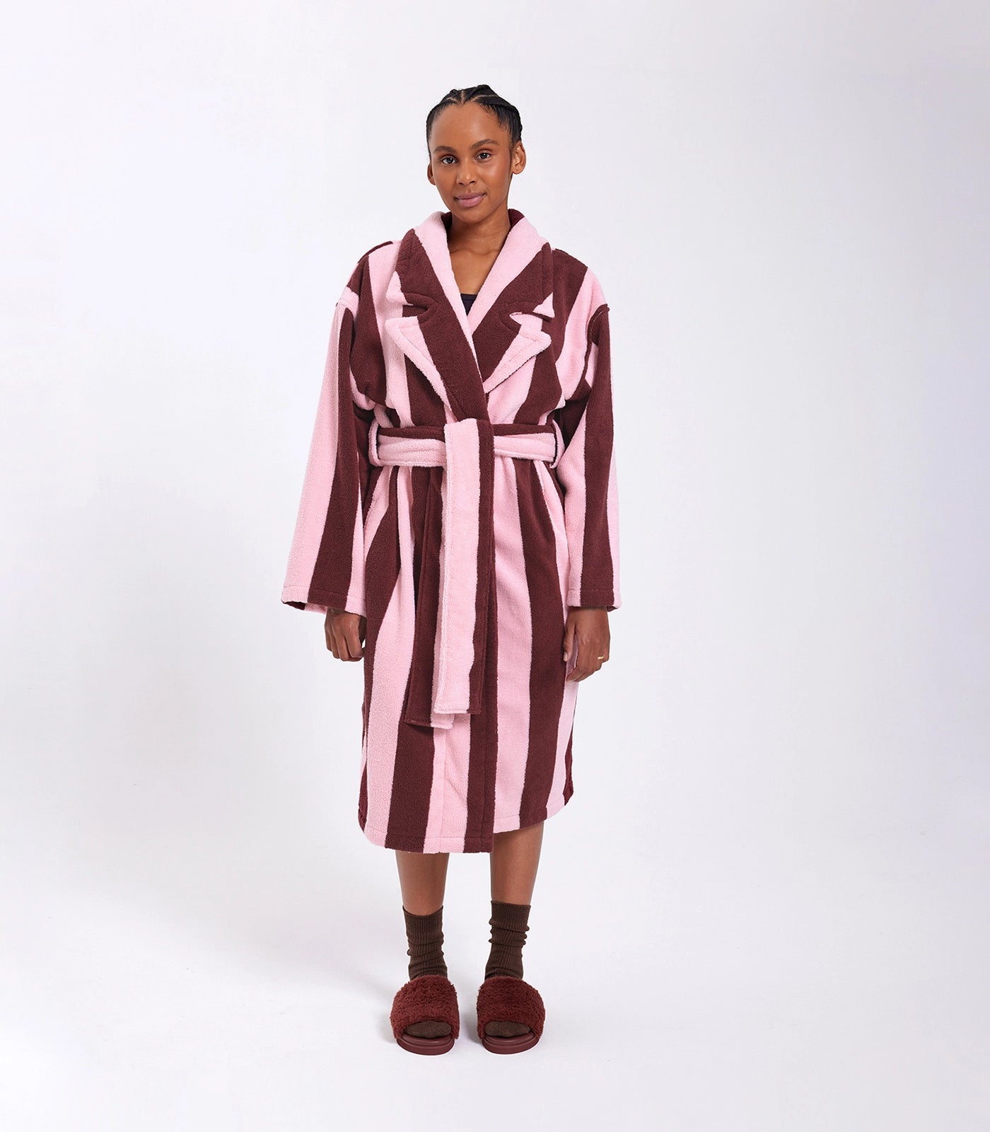 Hommey Robe - Rocky Road Stripes L/XL