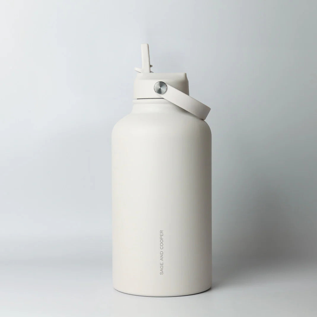 Sage & Cooper Insulated Drink Bottle Stone 1.8L
