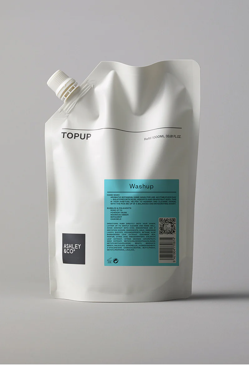 Ashley & Co TopUp Washup 1litre