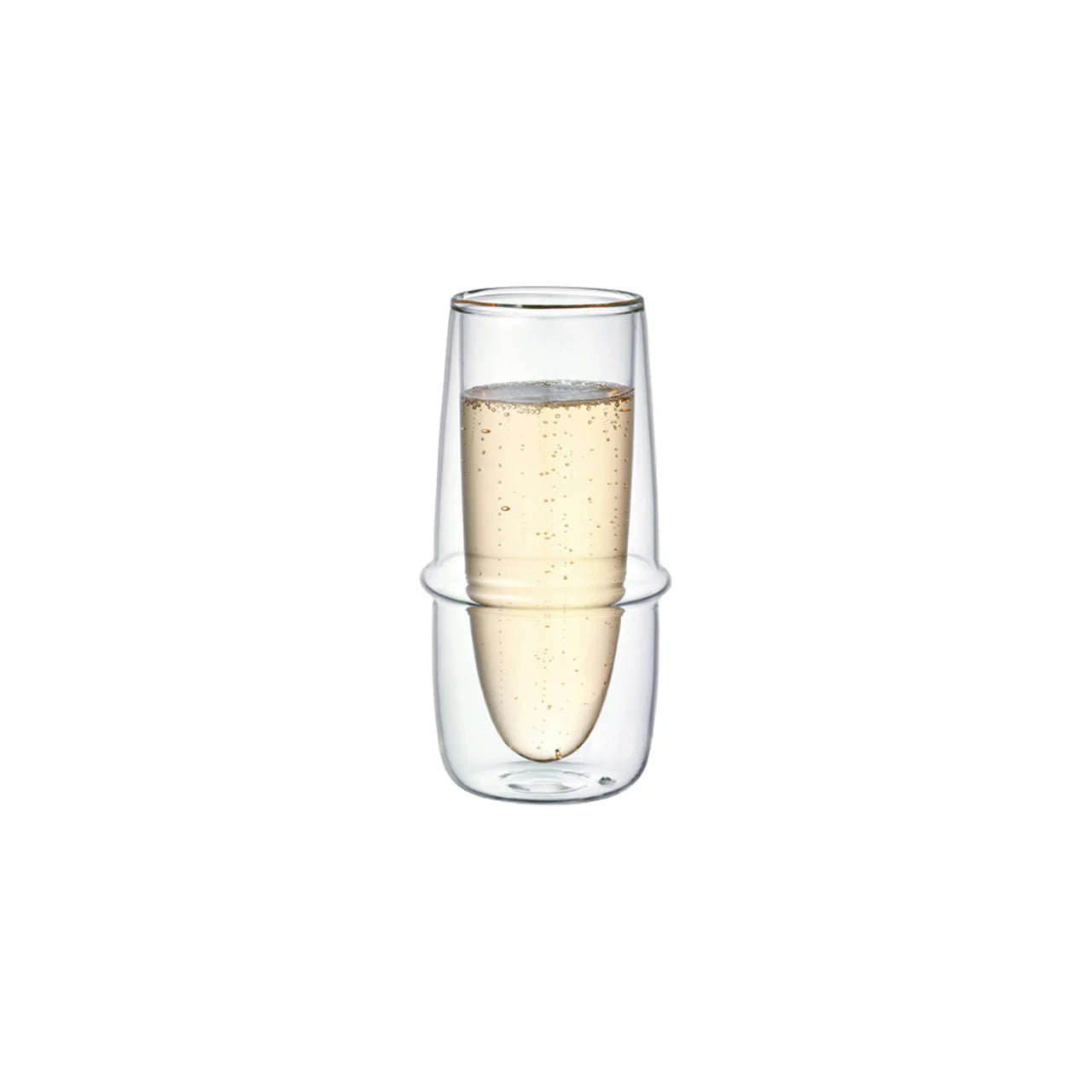 Kinto Kronos Double Wall Champagne Glass