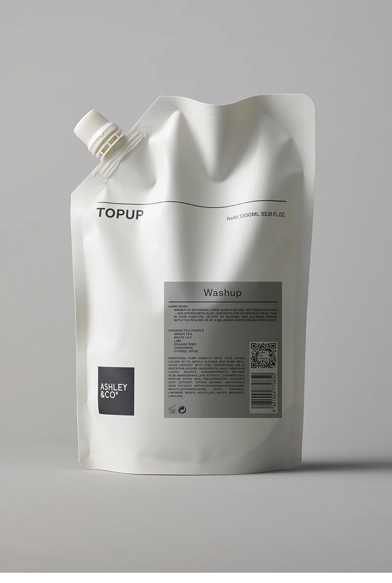 Ashley & Co Washup Refill 1Litre