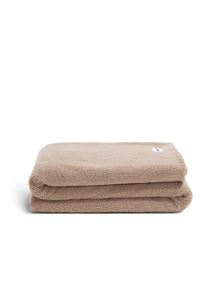 Hommey Faux Fur Throw Blanket Warm Grey