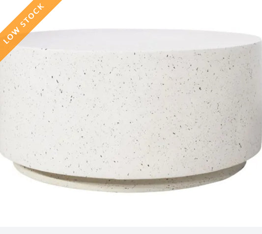 Lulu Mgo Coffee Table White Fleck 90cm