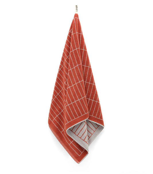 Loop Home BATH SHEET - TERRACOTTA/STONE - TILE