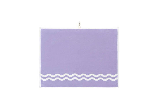 Loop Home BATH MAT - LILAC/IVORY - WAVE