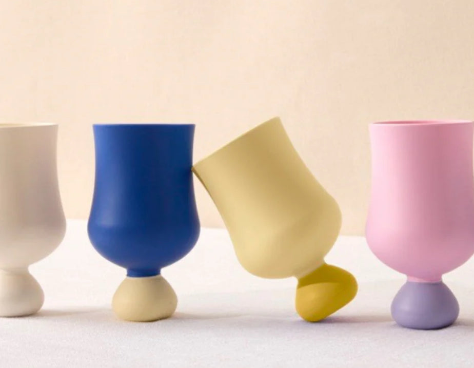 Styld Unbreakable Silicone Bubble Goblet Set (2 pcs) Fairyfloss