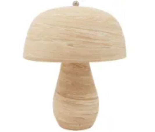 Banyan MUSHROOM TERRACOTTA LAMP - TERRACOTTA SWIRL