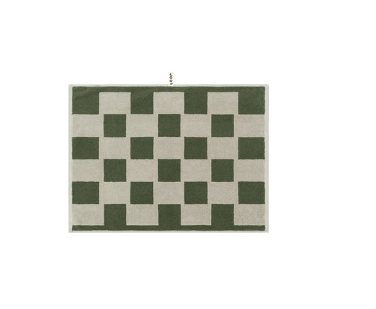Loop Home BATH MAT - FOREST/SAGE - BRICK