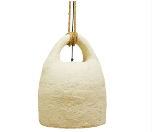 Banyan BELL PAPER MACHE PENDANT LIGHT - TAUPE