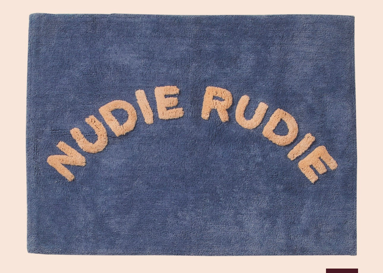 Sage X Clare Tula Nudie Bath Mat - Cornflower
