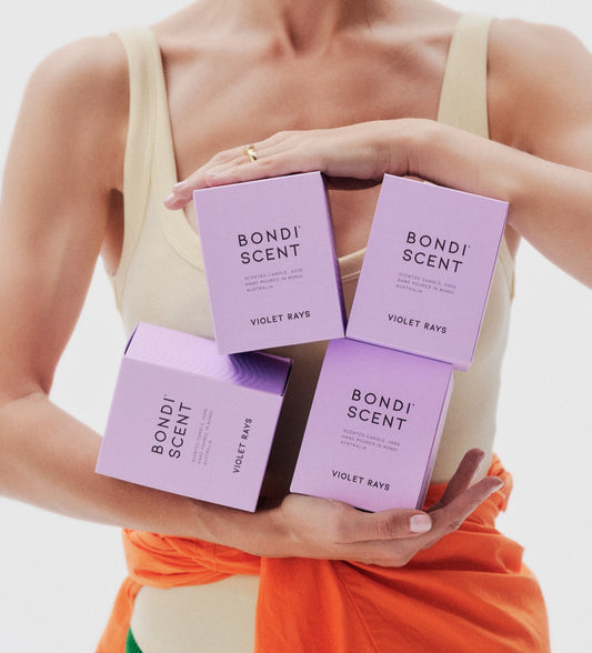 Bondi Scent Violet Rays Candle