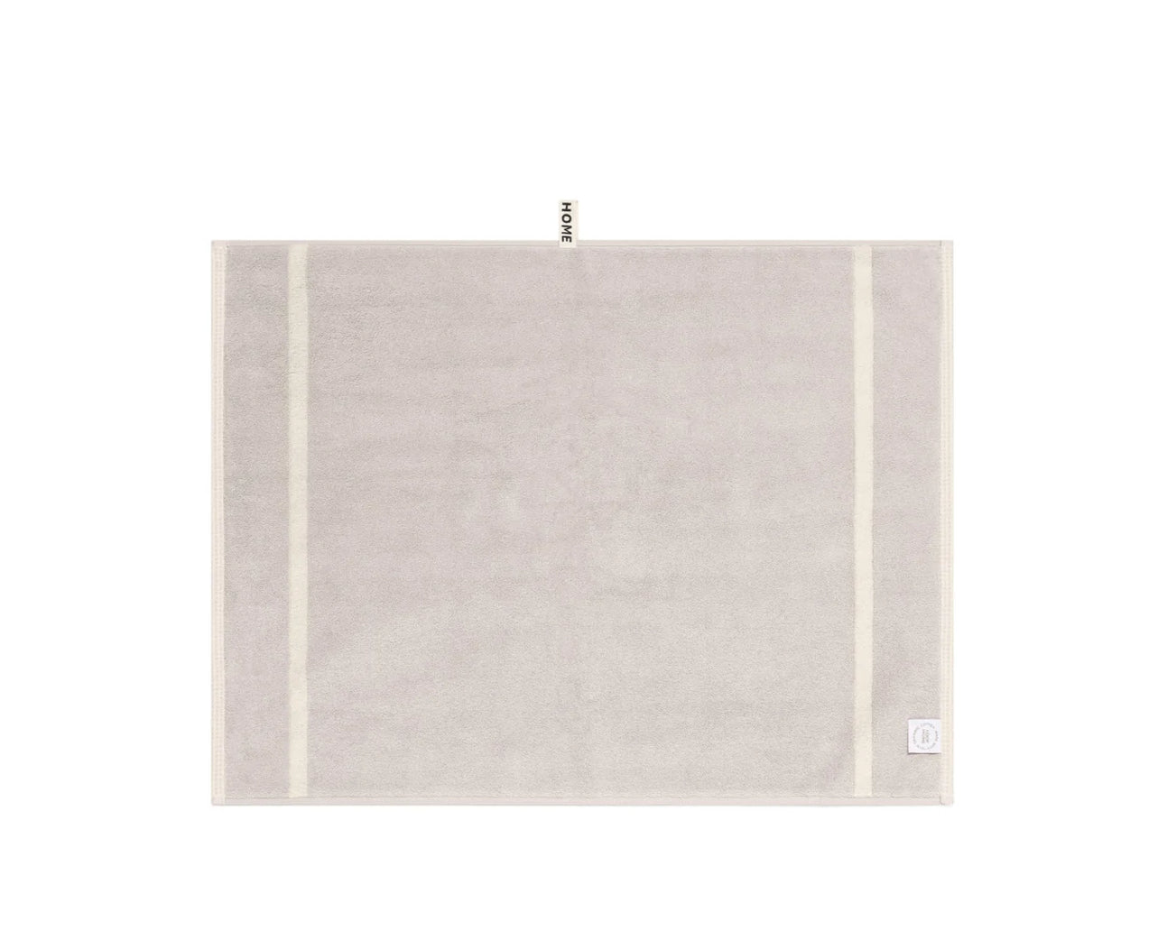 Loop Home BATH MAT - BUTTER/STONE - DUAL STRIPE