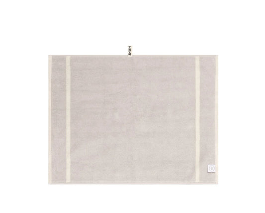 Loop Home BATH MAT - BUTTER/STONE - DUAL STRIPE