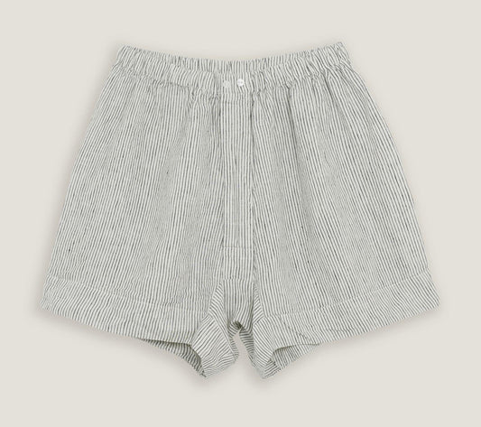 C&G Linen Pencil Stripe Shorts Medium