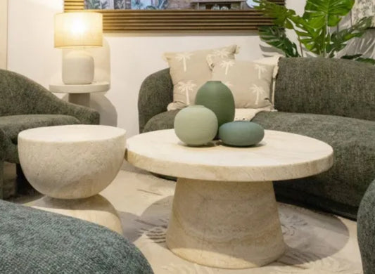 Banyan LISS MGO COFFEE TABLE - TRAVERTINE LOOK