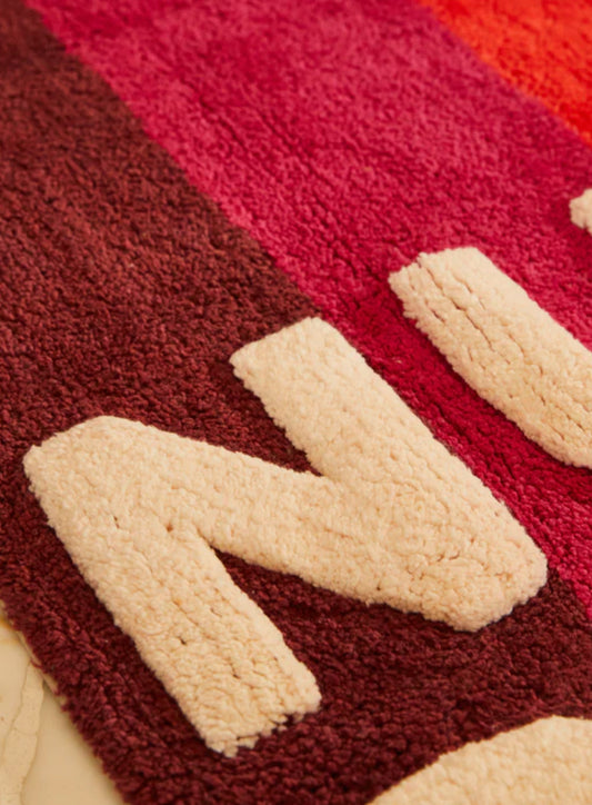 Sage & Clare Dariel Nudie Rudie Bath Mat | Scarlet