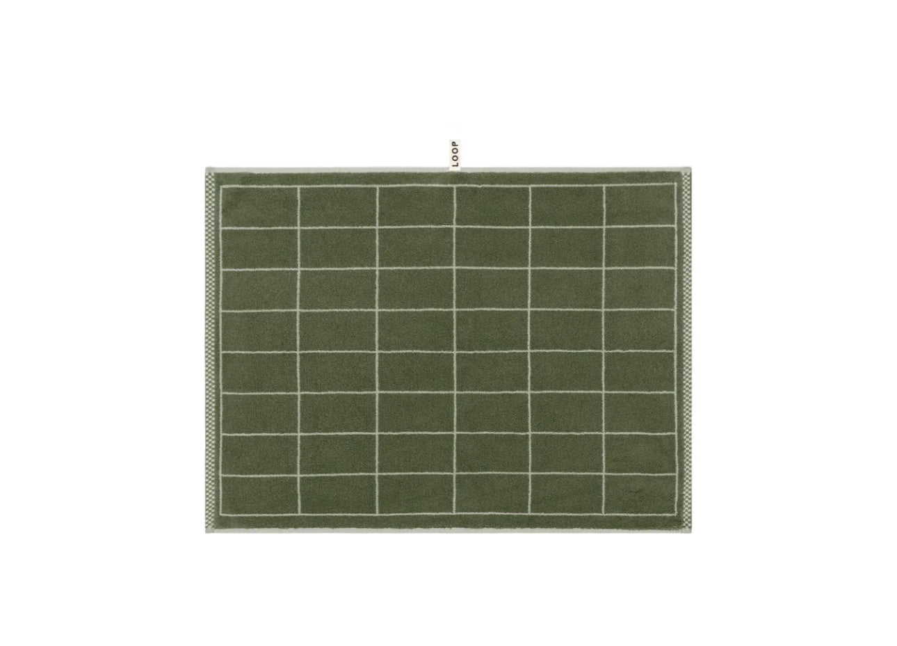 Loop Home BATH MAT - FOREST/SAGE - TILE