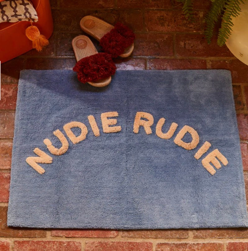 Sage X Clare Tula Nudie Bath Mat - Cornflower