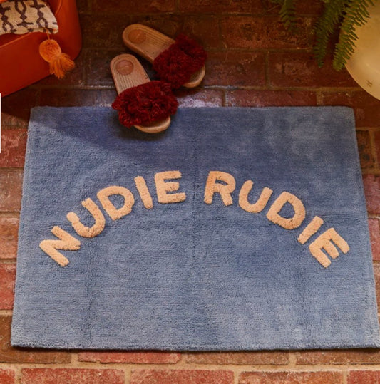Sage X Clare Tula Nudie Bath Mat - Cornflower