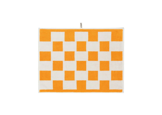 Loop Home BATH MAT - SAFFRON/IVORY - BRICK
