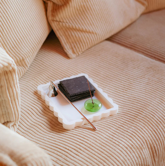 Printing Potter Wave Tray Large Oatmeal