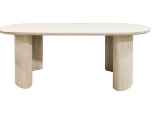 Meyer Dining Table Travertine