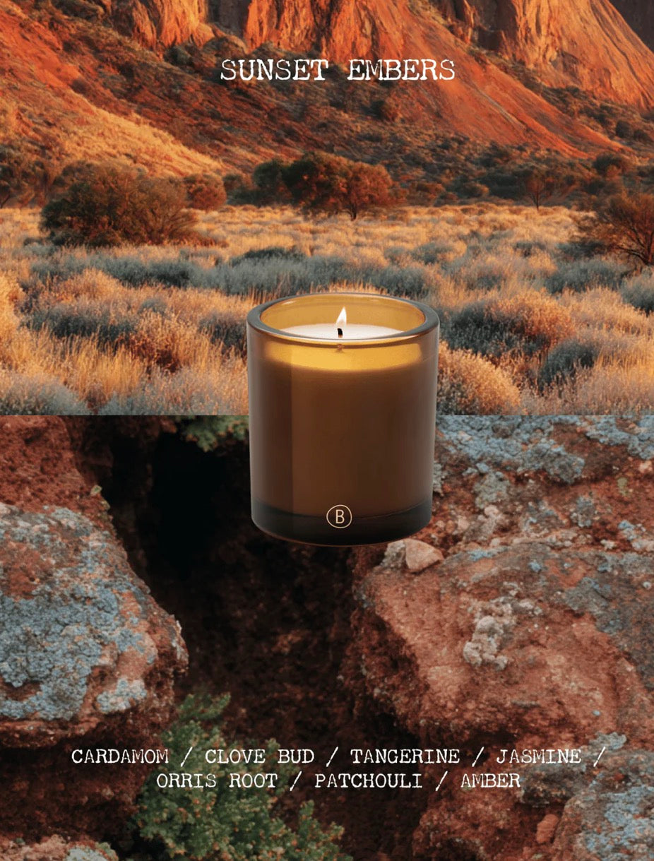 Black Blaze Sunset Embers Candle