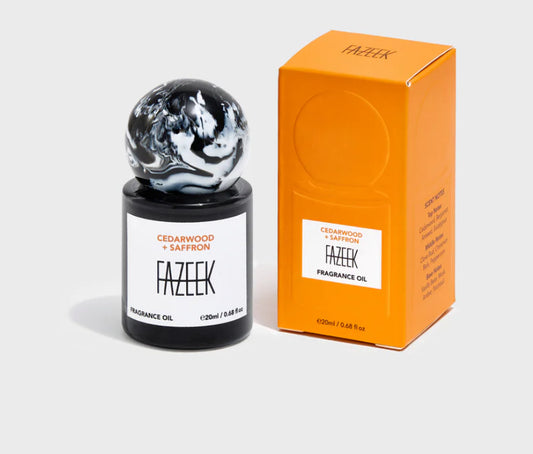 Fazeek FRAGRANCE OIL - CEDARWOOD + SAFFRON