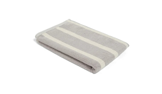 Loop Home HAND TOWEL - BUTTER/STONE - BOLD STRIPE