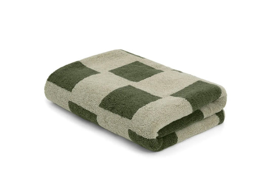Loop Home BATH TOWEL - FOREST/SAGE - BRICK